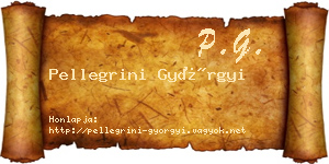 Pellegrini Györgyi névjegykártya